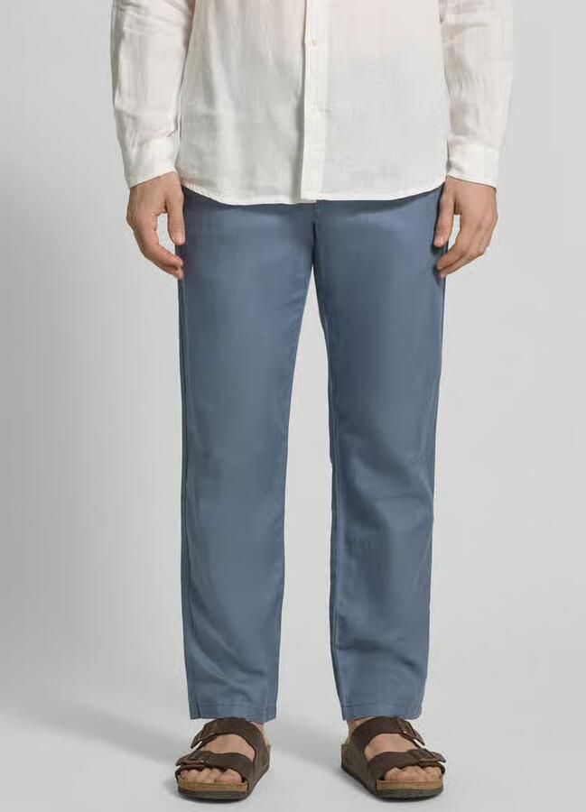 Selected Homme slim fit linnenbroek van mix van katoen en linnen model 'MILES' - Foto 7
