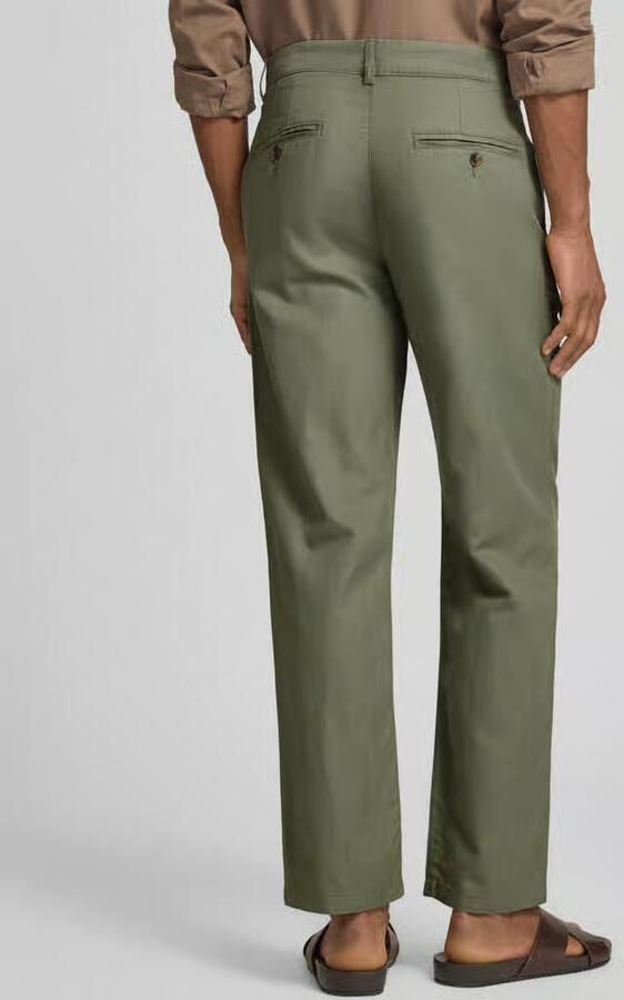 Selected slim fit linnenbroek van mix van katoen en linnen model 'MILES'