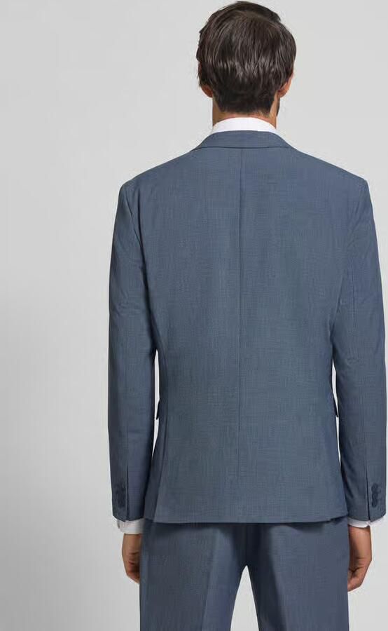 Selected Homme Slim fit colbert met paspelzak op de borst model 'LIAM'