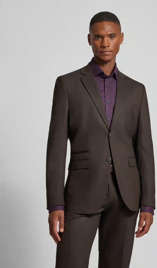Selected Homme Slim fit pak met wol model 'NEIL' - Foto 2