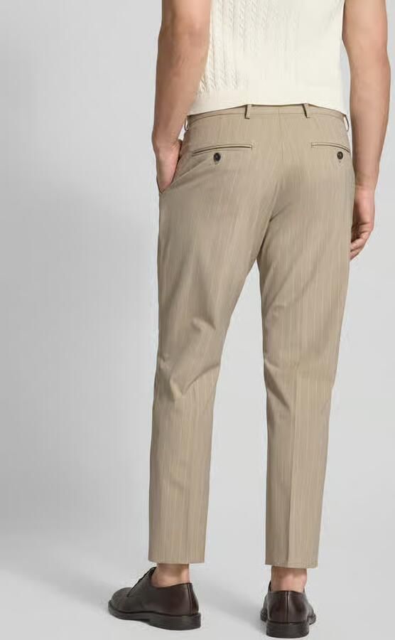 Selected Homme Slim fit pantalon met krijtstrepen model 'SLIM-LIAM' - Foto 2