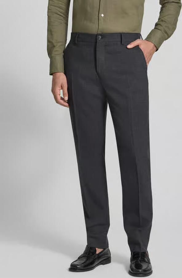 Selected Homme slim fit pantalon met mix van wol en linnen model 'OASIS' - Foto 3