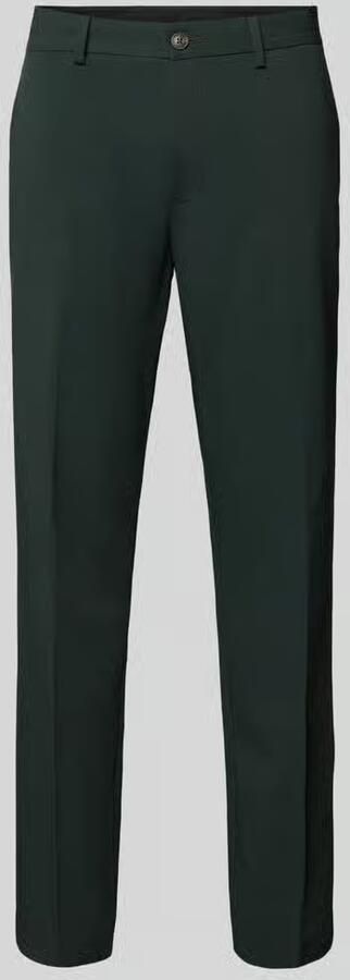 Selected Homme Slim fit pantalon met knoop- en ritssluiting - Foto 2