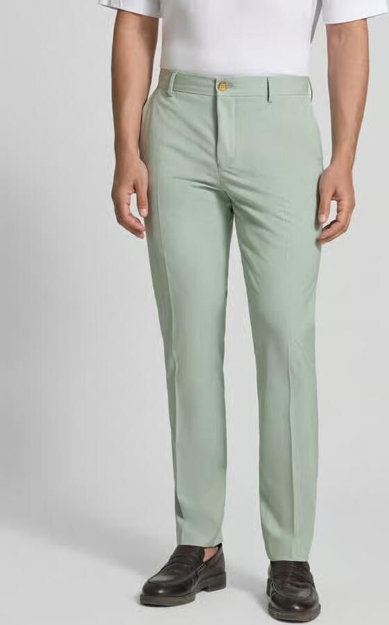 Selected slim fit pantalon met viscose model 'LIAM' - Foto 3