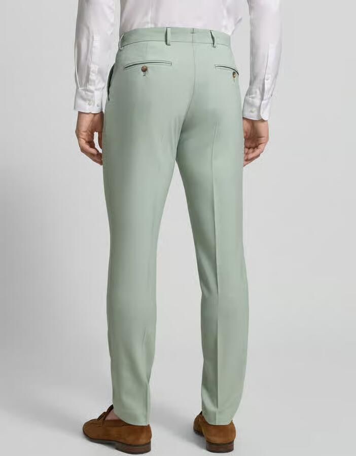 Selected Slim fit pantalon met wol Model 'SLIM-NEIL'