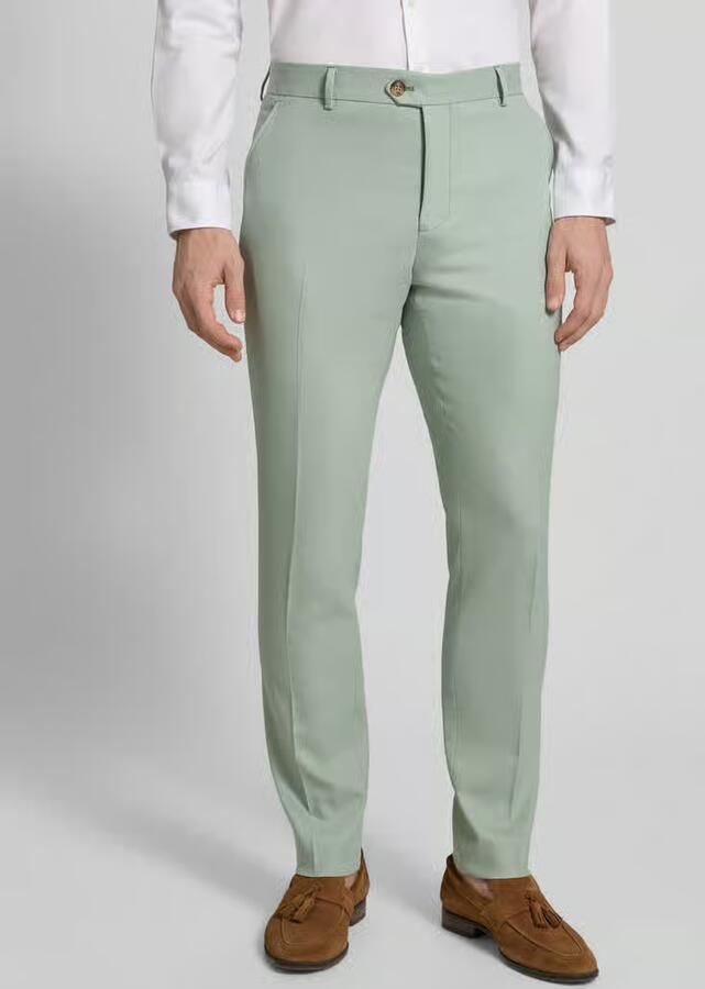 Selected Slim fit pantalon met wol Model 'SLIM-NEIL' - Foto 2