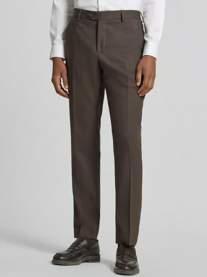 Selected Slim fit pantalon met wol Model 'SLIM-NEIL' - Foto 2