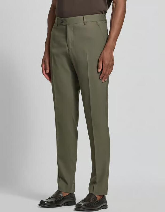 Selected Slim fit pantalon met wol Model 'SLIM-NEIL' - Foto 3