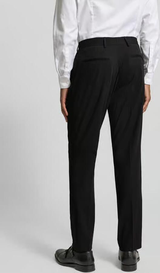 Selected Homme Zwarte elegante broek met verlengde riem Black Heren - Foto 5