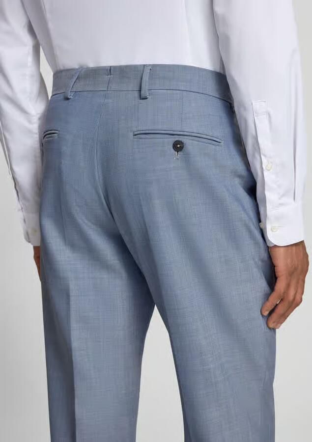 Selected Slim fit pantalon van wolmix model 'THEO'