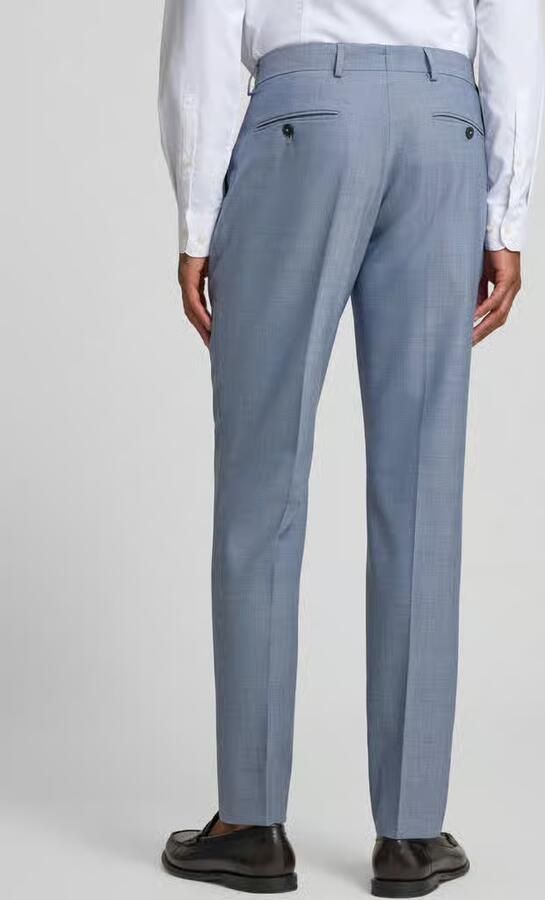 Selected Slim fit pantalon van wolmix model 'THEO'