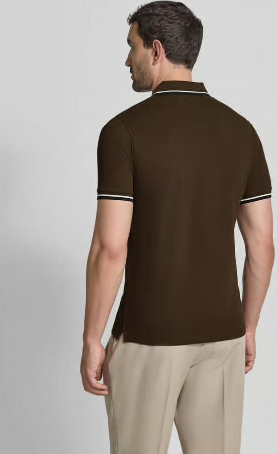 Selected slim fit poloshirt van katoenmix model 'ATLAS' - Foto 5