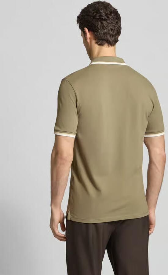 Selected Slim fit poloshirt van Mix van biologisch katoen Model 'SLIM ATLAS SPORT'