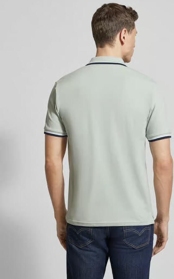 Selected Homme Slim fit poloshirt van Mix van biologisch katoen Model 'SLIM ATLAS SPORT' - Foto 6