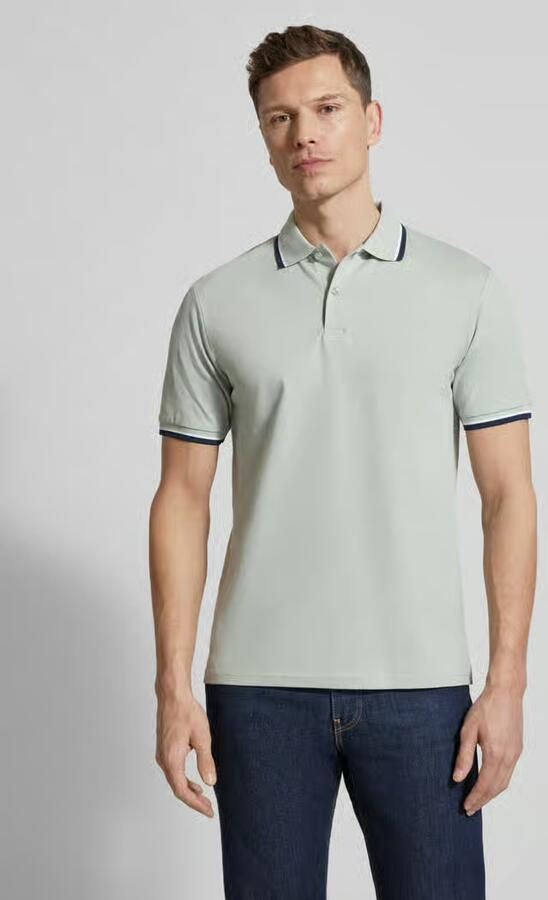 Selected Homme Slim fit poloshirt van Mix van biologisch katoen Model 'SLIM ATLAS SPORT' - Foto 7