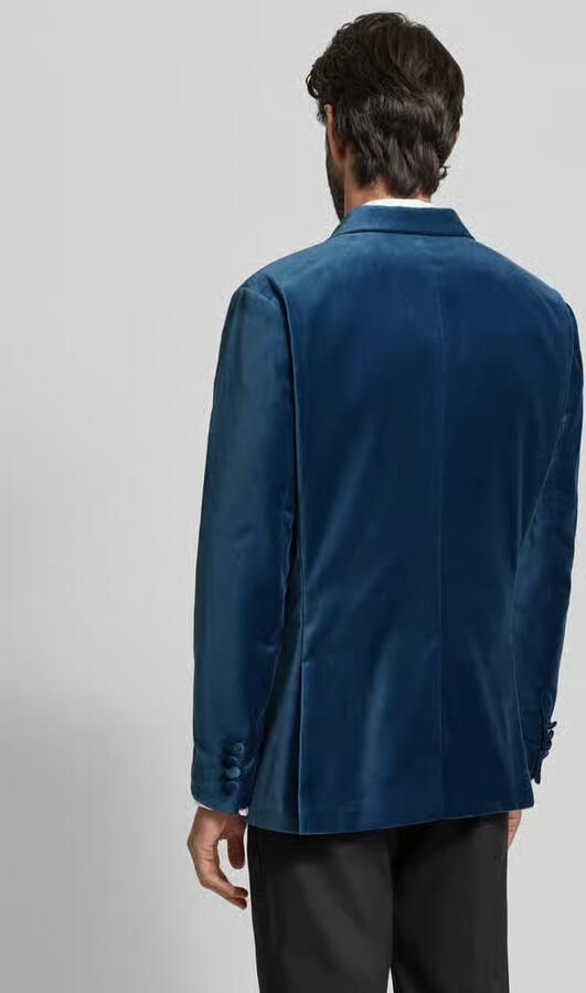 Selected Homme Slim fit smoking van fluweel van biologisch katoen