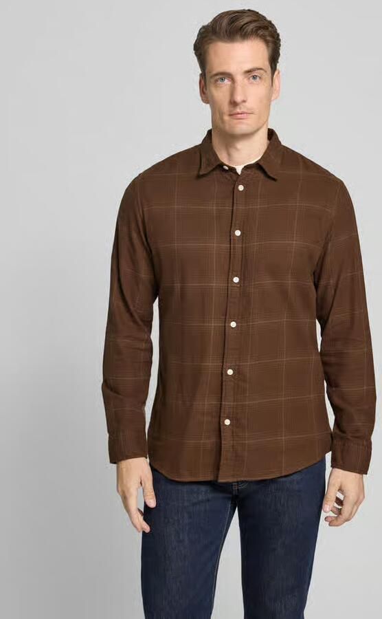 Selected Homme Slim fit vrijetijdsoverhemd van puur katoen model 'SLIMOWEN' - Foto 2