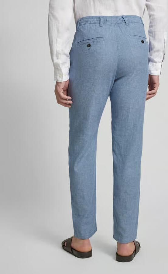 Selected Homme Slim tapered fit broek met tunnelkoord model 'Brody' - Foto 3