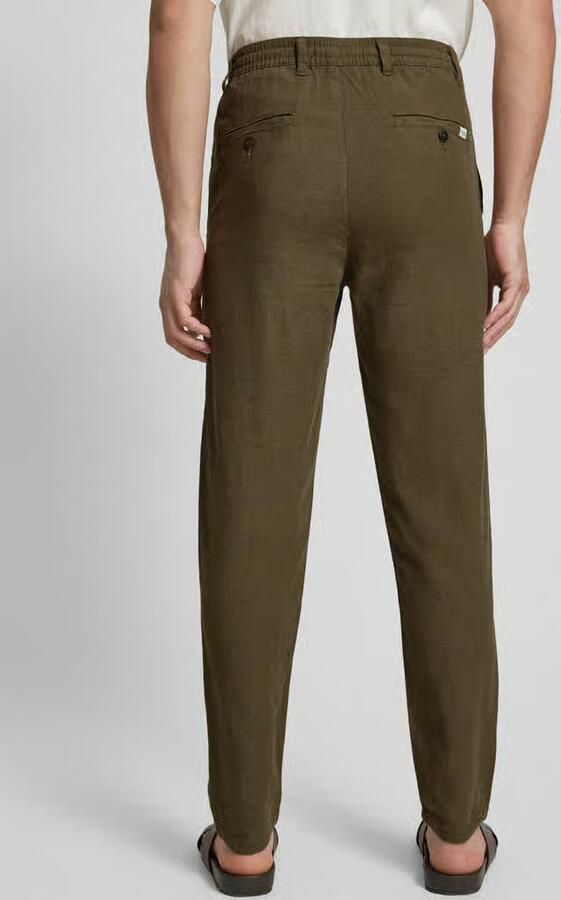 Selected Homme Slim tapered fit broek met tunnelkoord model 'Brody'