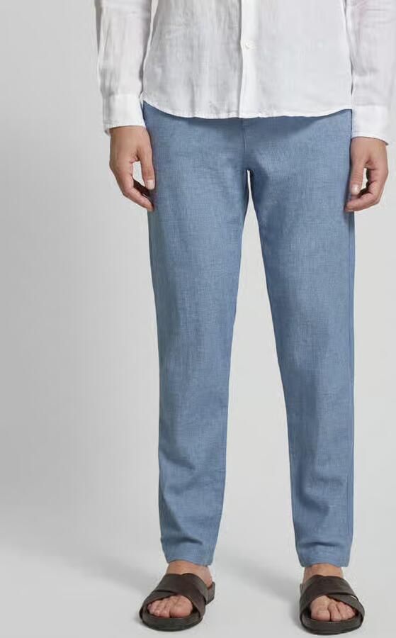 Selected Homme Slim tapered fit broek met tunnelkoord model 'Brody' - Foto 4