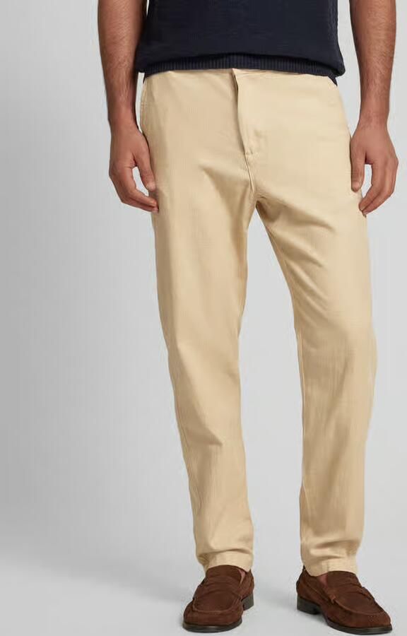 SELECTED MEN Heren Broeken Slh172-slimtape Brody Linen Bld Pnt Noos Zand - Foto 8