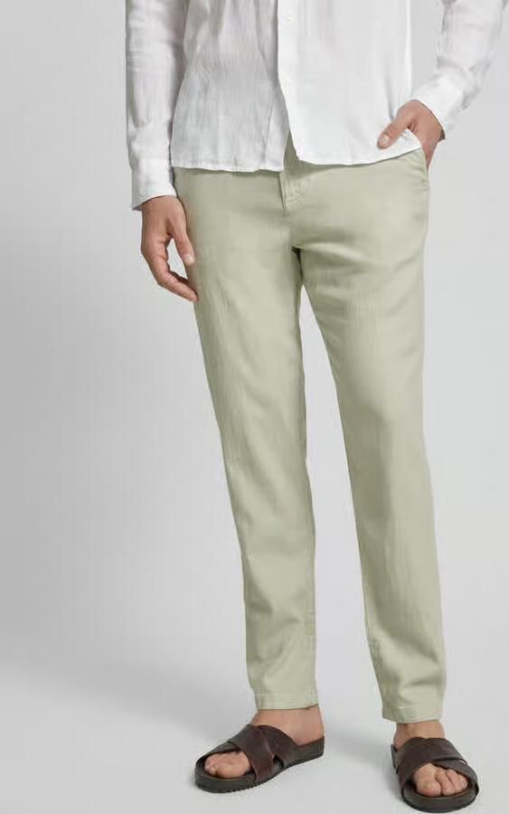 Selected Homme Slim tapered fit broek met tunnelkoord model 'Brody' - Foto 4