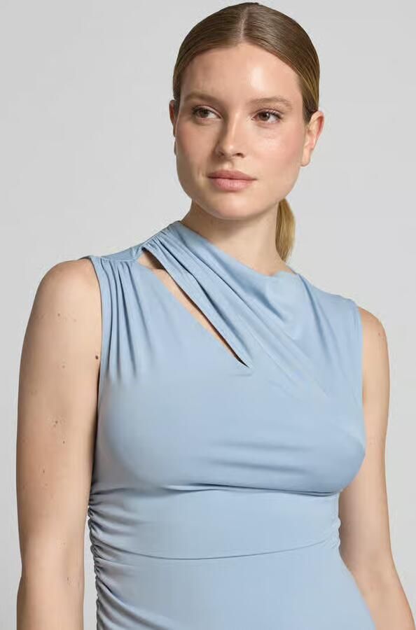 SELECTED WOMEN Dames Jurken Slfrobin Maja Sl Ankle Dress Lichtblauw - Foto 5
