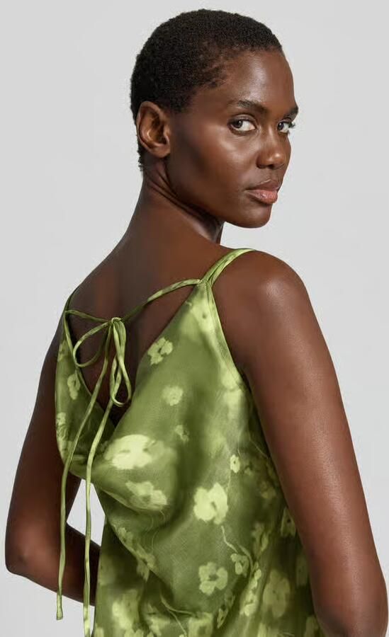 Selected Smalle vrijetijdsjurk van viscosemix model 'GIONA' - Foto 4