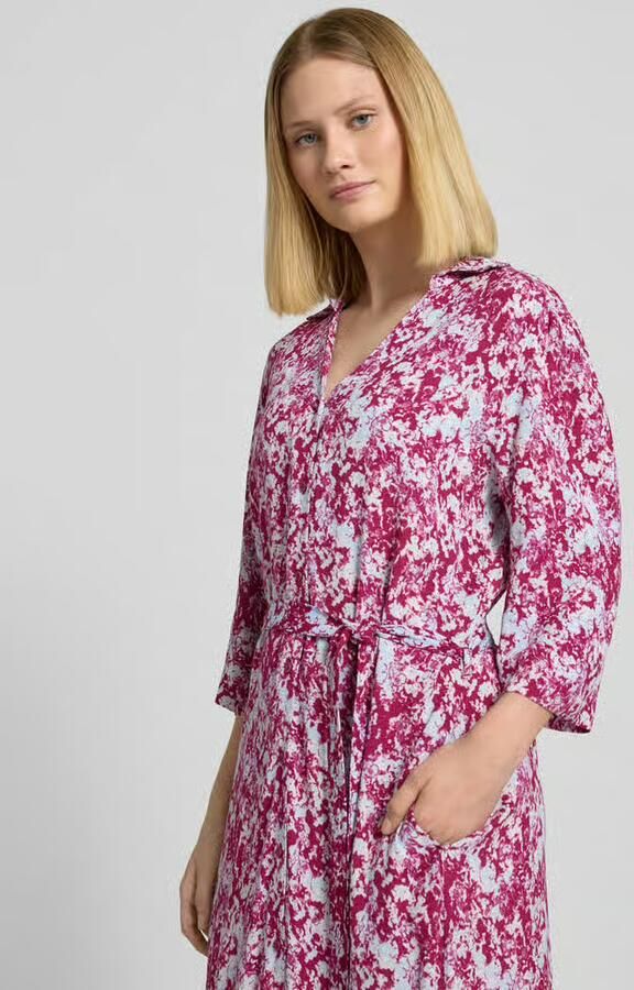 Selected Femme Soepele maxi-jurk van pure viscose model 'FLORA'