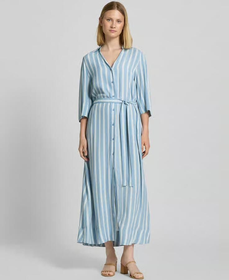 Selected Soepele maxi-jurk van pure viscose model 'FLORA' - Foto 3