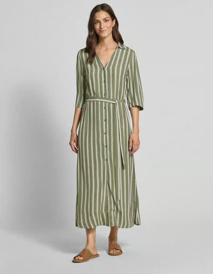 Selected Soepele maxi-jurk van pure viscose model 'FLORA' - Foto 2