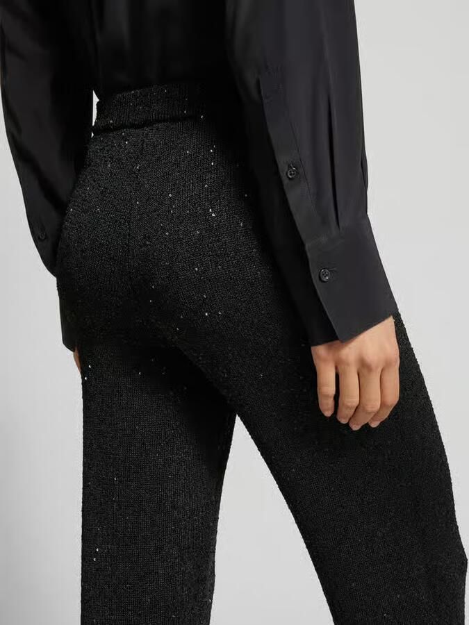 Selected Femme Stoffen broek met effectgaren model 'JOSIE'