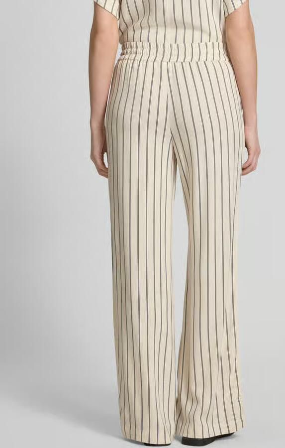 Selected Femme Stoffen broek met elastische band model 'VIVA' - Foto 2