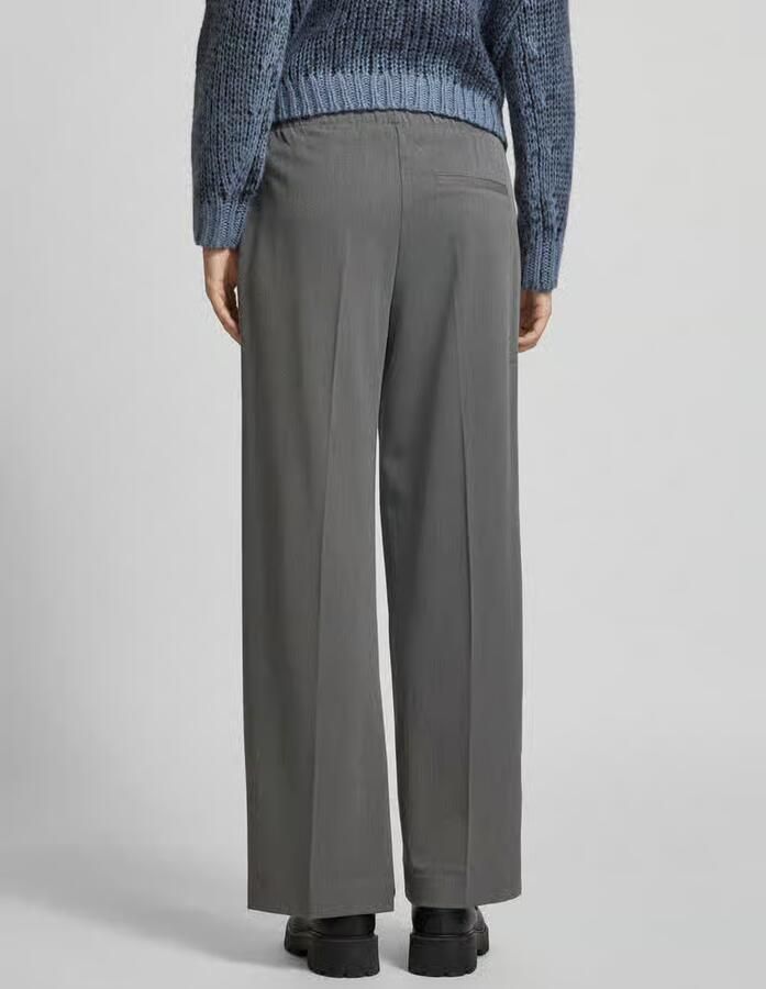 Selected Femme Stoffen broek met wijde pijpen en elastische band