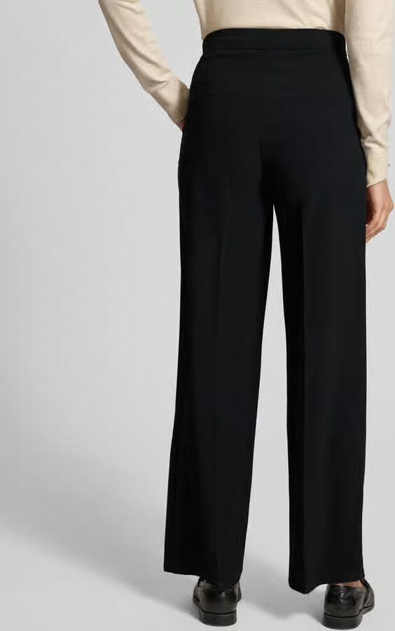 Selected Stoffen broek met wijde pijpen model 'TINNI'