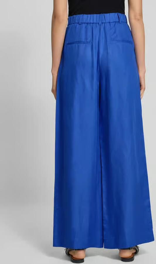 Selected Femme Stoffen broek van een mix van lyocell en linnen model 'LYRA'