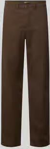 Selected straight fit chino van katoenmix model 'Miles'
