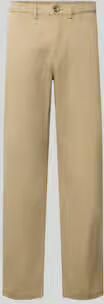 Selected straight fit chino van katoenmix model 'Miles'
