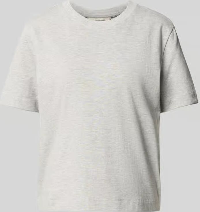 SELECTED FEMME Dames Tops & T-shirts Slfessential Ss Boxy Tee Lichtgrijs - Foto 5