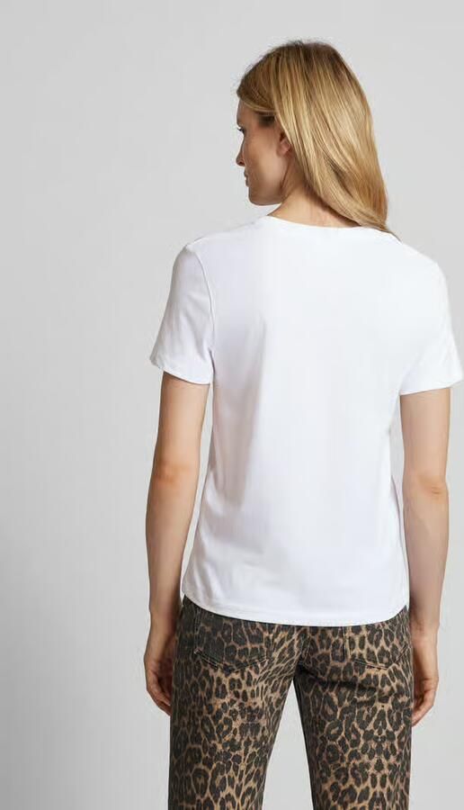 SELECTED WOMEN Dames Tops & T-shirts Slfessential Ss V-neck Tee Wit - Foto 9