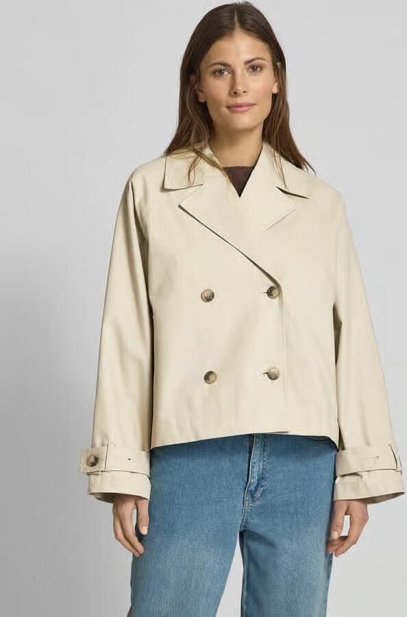 SELECTED WOMEN Dames Jassen Slfcilo Short Trenchcoat Beige - Foto 10