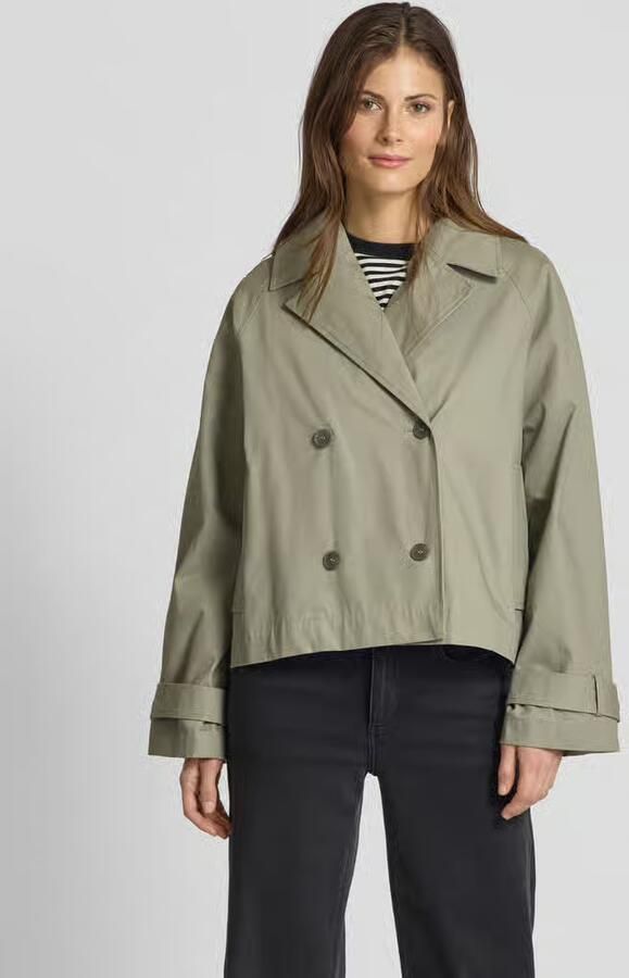 Selected Trenchcoat met strookzakken model 'CILO' - Foto 5