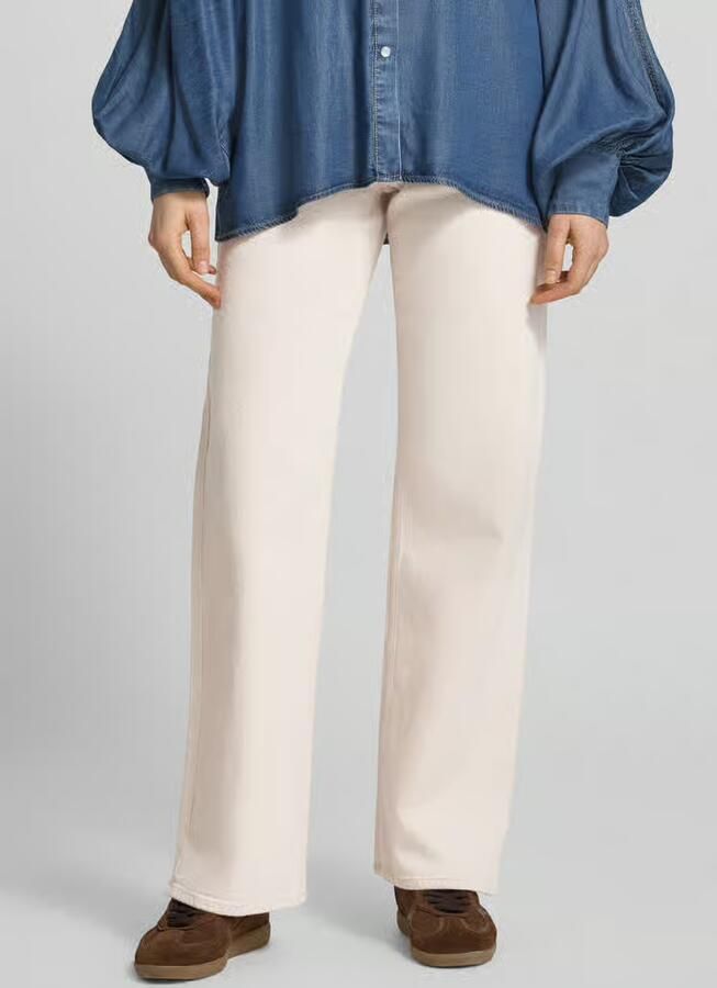 Selected Wide fit Jeans van Katoenmix Model 'WIDE BEA-KORI' - Foto 7