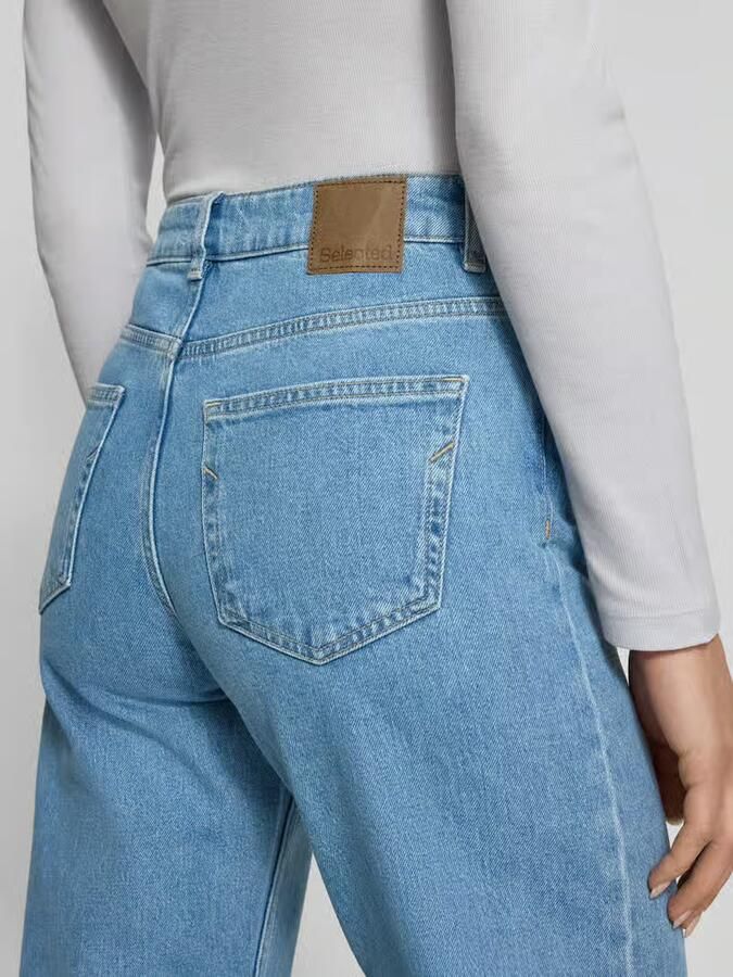 Selected Wide leg Jeans van Katoenmix Model 'WIDE BEA-KORI' - Foto 2