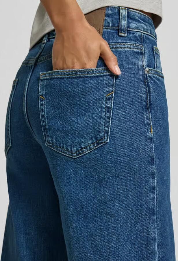 Selected Wide leg jeans van katoenmix model 'WIDE BEA-KORI' - Foto 5