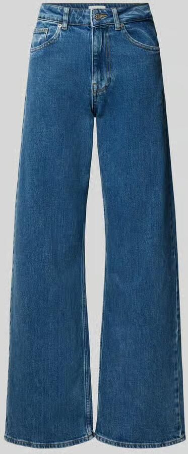 Selected Wide leg jeans van katoenmix model 'WIDE BEA-KORI' - Foto 5