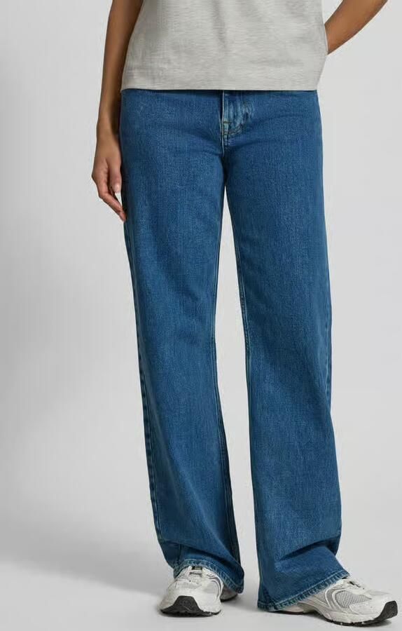 Selected Wide leg jeans van katoenmix model 'WIDE BEA-KORI' - Foto 6