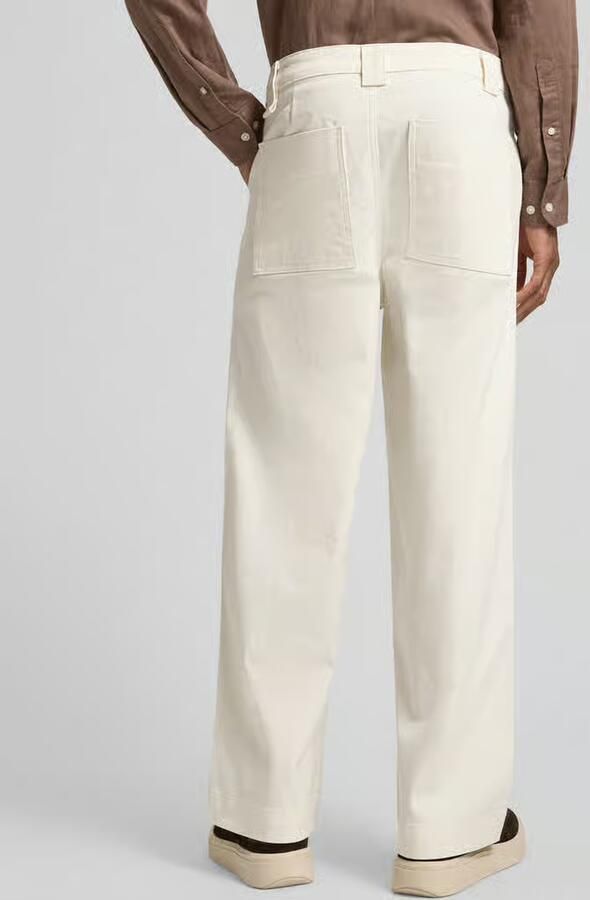 Selected Homme Wide leg jeans van mix van biologisch katoen model 'HOTEL AMOUR'