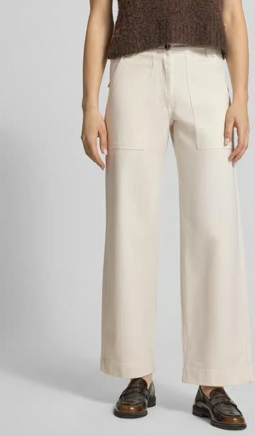 Selected Wide leg jeans van mix van biologisch katoen model 'HOTEL AMOUR' - Foto 3