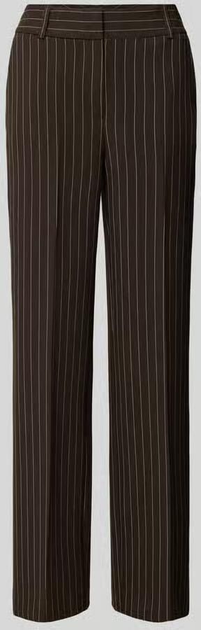 Selected Wide leg pantalon met riemlussen model 'Rita'